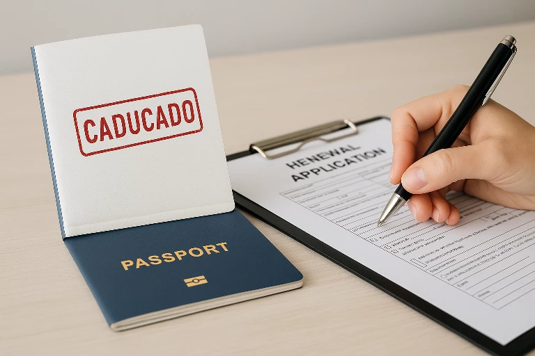 Pasaporte caducado: error en trámites de extranjería en España - Gestión de Documentación Murcia.