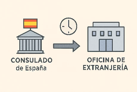 Proceso de solicitud de residencia en España: Consulado, plazos y Oficina de Extranjería - Gestión de Documentación Murcia.